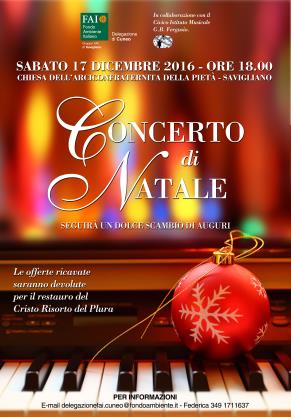 SAVIGLIANO - CONCERTO DI NATALE - 17/12/2016